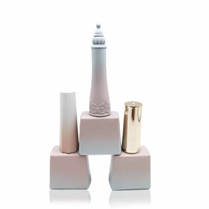 Esmalte de <span class=keywords><strong>uñas</strong></span> de Gel con protección UV, vidrio vacío personalizado, Color <span class=keywords><strong>rosa</strong></span> degradado, hecho en China - Product Image 5