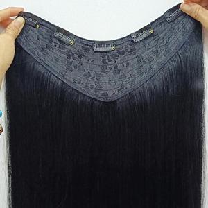 Clip a V per Extension di Capelli Umani Remy 100% Naturali, Vendita Calda, Clip Singole per Extension - Product Image 1