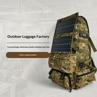 Sac à dos tactique de randonnée en plein air multifonctionnel de grande capacité, résistant à l'usure, camouflage numérique