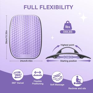 Soporte Lumbar Ajustable |    Estirador de espalda para aliviar el dolor lumbar |   Tabla de descompresión espinal para la columna vertebral - Product Image 3