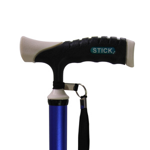 ไม้เท้าปรับระดับได้พร้อมฐานสี่ขาป้องกันการลื่นไถลเพื่อการพยุงผู้สูงอายุและช่วยในการเคลื่อนไหว - Product Image 4