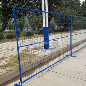 Clôture Temporaire Moderne pour la Sécurité Domestique, Facile à Assembler, pour Villa, Marché Canadien, Chantier de Construction, Galvanisée et Revêtue par Poudre - Product Image 4