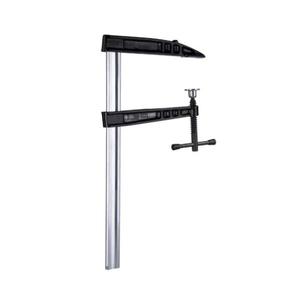 KUKKO - 505K060 Abrazadera de tornillo ajustable de hierro fundido maleable para grandes profundidades de sujeción con viseras, abrazaderas y cuerdas de acero con mango en T - Product Image 1