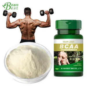 Tốt nhất nhãn hiệu riêng BCAA bột viên nang Vegan BCAA Amino thể thao bổ sung dinh dưỡng integratori 2:1:1 4:1:1 BCAA