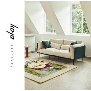 Sofá <span class=keywords><strong>nórdico</strong></span> moderno para sala de estar, mueble con marco de madera, 3 plazas, 2 asientos - Product Image 3