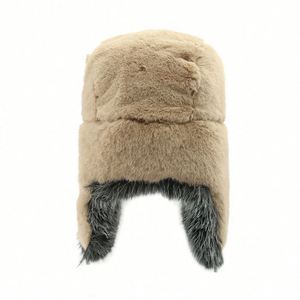 Nouveauté 2024 : Bonnets d'hiver chauds pour hommes et femmes, style militaire, épais, en fourrure, coupe-vent et anti-froid - Product Image 3