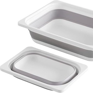 Bac à appâts carré pliable en plastique épaissi <span class=keywords><strong>pour</strong></span> la pêche et l'utilisation en dortoir étudiant - Product Image 1