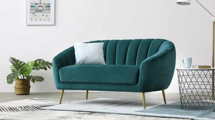 Custom Velvet Sofa Chair Armchair with Gold Legs Single Seater Rosa Blush  pink Emerald Green Grey Modern Nordic High Quality