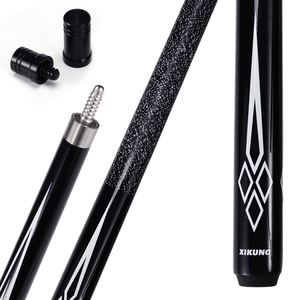 Venta Directa de Fábrica, Taco de Billar de Acero Inoxidable Negro Carbón de 1/2, Punta de 10.5mm, 11.5mm, 13mm con Funda de Arce - Product Image 6