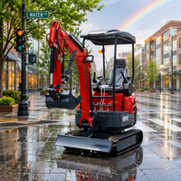 Mini-excavatrice compacte 1,8T HT18, petite pelle hydraulique avec profondeur de creusement de 2060 mm