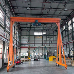 Petit pont roulant électrique, capacité de 5 tonnes, mouvement libre à 360°, montage <span class=keywords><strong>facile</strong></span>, gain de temps, efficace pour la construction - Product Image 1