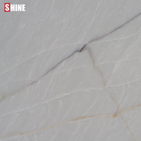 Dalle de pierre de quartz technique à veines fines gris naturel pour comptoir de bar, hall d'hôtel et décoration intérieure de villa.