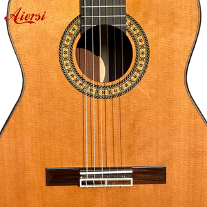 Guitarra profesional Fabricante Aiersi Alto grado Todo El Cedro sólido Mejor concierto español Guitarra clásica - Product Image 6