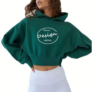 Sudadera con Capucha Casual de Invierno con Hombros Caídos, Personalizada con Serigrafía, Estilo Urbano, Lisa, de Alta Calidad, 100% Algodón Felpa - Product Image 1