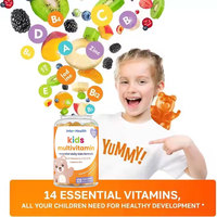 Vitamines et compléments alimentaires pour enfants en forme d'ours gélifiés végétaliens OEM, multivitamines quotidiennes halal pour enfants