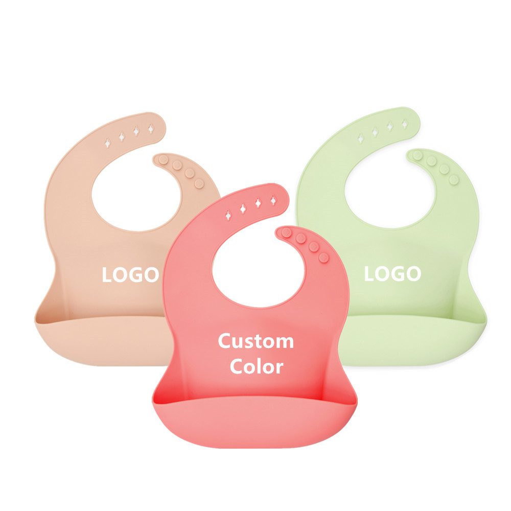 Bavoir en silicone