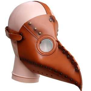 Masque de docteur de la peste à bec de oiseau, taille unique, noir, accessoire de costume pour Halloween et fêtes costumées - Product Image 3