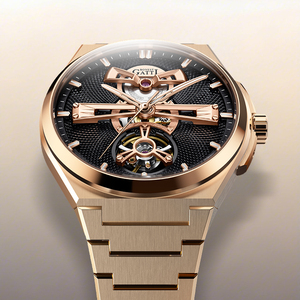 Reloj Automático para <span class=keywords><strong>Hombre</strong></span> BONEST GATTI, Reloj de Pulsera Mecánico de Lujo con Esqueleto de Acero Inoxidable, Resistente al Agua, Relogio Masculino, Montre - Product Image 2