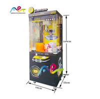 Double poupée grue jouet personnalisé en acier inoxydable machine à griffes pour enfants console de jeu en prix machine d'arcade