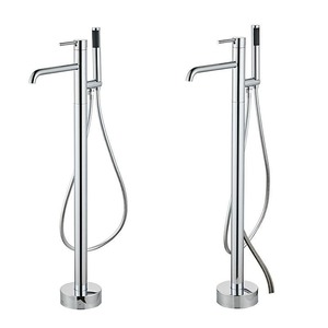 Grifo de bañera de pie Yaopeng con válvula de cerámica, monomando de activación por elevación, cabezal de ducha, marca privada licenciada - Product Image 5