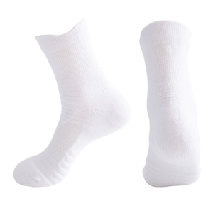 Chaussettes de sport épaisses à fond en tissu éponge, anti-friction, pour le basketball, entraînement en extérieur, en mesh, absorbant la transpiration, désodorisantes - Product Image 4