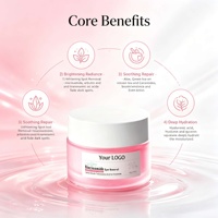 Crème Visage Hydratante et Réparatrice à 10% de Niacinamide, Éclaircissante, Anti-âge, Apaisante, Anti-taches, à l'Alpha Arbutine