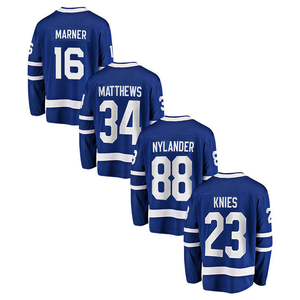 قميص هوكي الجليد الجديد لعام 2025 مخيط يدويًا، رقم 34 أوستون ماثيوز، 16 ميتشل مارنر، 88 ويليام نايلاندر، 23 ناييز - Product Image 6