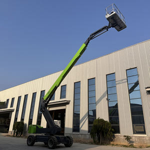 Factory Direct 20m 300kg Luft arbeitsbühne Teleskop ausleger Man Lift Selbst fahrender fahrbarer gerader Ausleger mit CE - Product Image 5
