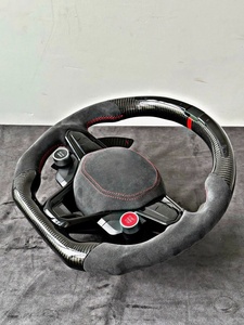 Convient pour Volkswagen Polo gti Scirocco GTS GTE GLI <span class=keywords><strong>R</strong></span>-Line <span class=keywords><strong>Golf</strong></span> 6 Mk4 Mk5 Mk7 GTD CC Polo jetta passat Volant en fibre de carbone - Product Image 4