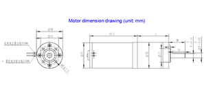 มอเตอร์เกียร์กระแสตรงแม่เหล็กถาวรแรงบิดสูง 32P-31Z 20W 12V24V ไมโคร หมุนเดินหน้าถอยหลัง ควบคุมความเร็ว เงียบ สำหรับเครื่องใช้ไฟฟ้าภายในบ้าน - Product Image 3