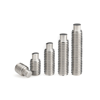 AISI ANSI 304 316 316L 18-8 acier inoxydable INOX A2 A4 pointe de chien vis à six pans creux DIN915