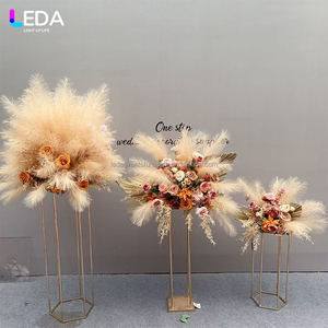 Centre de table en fleurs artificielles <span class=keywords><strong>taupe</strong></span> brun populaire LEDA pour la décoration de mariage - Product Image 4