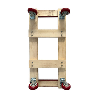Chariot avec structure plate-forme Chariots et chariots à main pour outils Personnalisables OEM Offre Spéciale en bois à quatre roues 500 KG Bois 3 ans