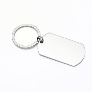 Factory Wholesale Custom Logo <b>Blank</b> Metal Round Laser <b>Key</b> Chain Stainless Steel <b>Blank</b> Engraving Keychain Keyring with logo - Product Image 6