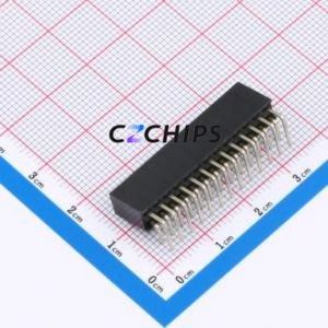 FH2.54-06-13PWS Pin Socket Bent Lead Through Hole,P=2.54mm Connector 2x13P 2.54mm 2.54mm Square Hole - Product Image 2