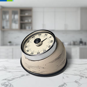 Temporizador de cuenta regresiva de 60 minutos Retro, redondo, para cocina, anillo de Metal, contador mecánico, reloj despertador - Product Image 3