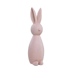 Easter Bunny Tabletop Ornament Standing Rabbit Christmas Pendant Crafts Christmas decorations