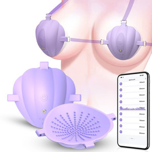 Wearable Breast Massager Bra for Women Outdoor, APP Remote <b>Control</b> Nipple Stick, Intimate <b>Vibrator</b> Sex Toys for Ladies - Product Image 1