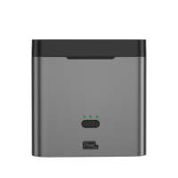 Système de Microphone Lavalier sans fil professionnel, 8 pixels, Lark X, UHF, Kit avec boîte de chargement, 200 mètres de distance
