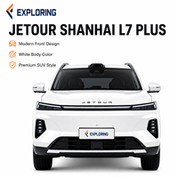 Nouveau SUV hybride Jetour Shanhai L7 Plus 7 places 4x4 Turbo Automatique Conduite à gauche Autonomie 1000 km Véhicule à énergie nouvelle