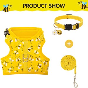 Cross Border Best Selling <strong>cat</strong> <strong>Harness</strong> with Anti Pull Leash Breathable Pet Chest <strong>Harness</strong> - Product Image 2