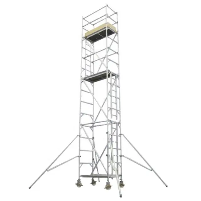 outdoor usage aluminium framework 8m scaffold door frame tower foldable