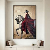 Art déco moderne, décoration de luxe, portrait abstrait 3D fait main, art mural en MDF et diamant pour la décoration d'hôtel, de bureau et de maison