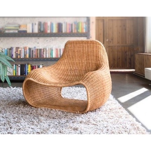 Chaise en rotin confortable, mobilier d'extérieur d'hôtel, chaise de canapé de cour extérieure créative, nouvelle collection - Product Image 5