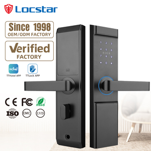 Locstar mô hình mới bán buôn Chất lượng cao không tiếp xúc cerradura thẻ mật khẩu khách sạn ứng dụng + Mã + thẻ + chìa khóa tthotel khóa cửa thông minh - Product Image 1