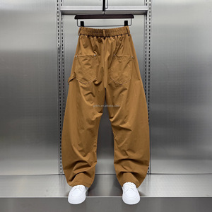 Pantalon de <span class=keywords><strong>jogging</strong></span> sport pour <span class=keywords><strong>homme</strong></span> 100 % coton, extensible, coupe-vent, pour entraînement extérieur, décontracté, grande taille, vente en gros usine - Product Image 2