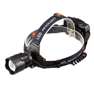 Customized White LED Headlamp Rechargeable Zoom Focus Aluminum Alloy <b>Night</b> Fishing <b>Light</b> Logo Available - Product Image 2