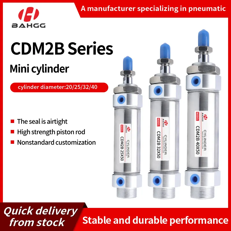 CDM2B Stainless Steel Mini Cylinder Series 20/25/32/40-25/50/75/100/125