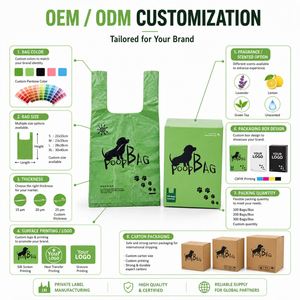 Lavender Scented Biodegradable Dog Poop Bags Cartoon Style Eco Friendly Pet Waste Disposal Bags Manufacturer Wholesale - Product Image 4