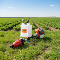 Pulvérisateur agricole à essence 1,5 kW 41,5 cm³ 15 L, refroidi par air, 2 temps, à pression réglable, pour pesticides, modèle best-seller